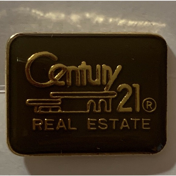 Century 21 Real Estate Logo Vintage Lapel Pin Button New In Original Packaging - Picture 3 of 3